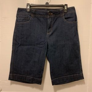 Denim Bermuda Shorts